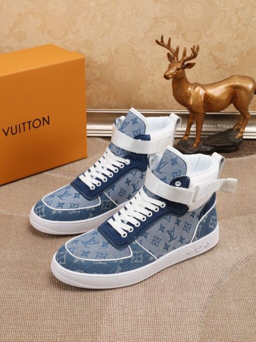 LUV High Top Blue Sneaker