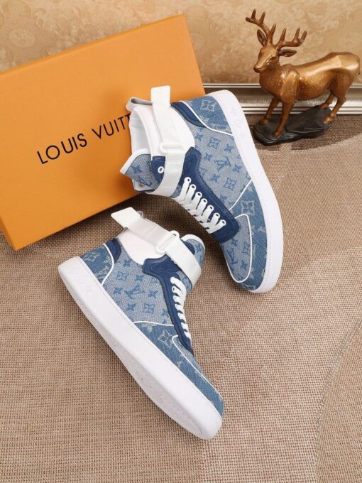 LUV High Top Blue Sneaker