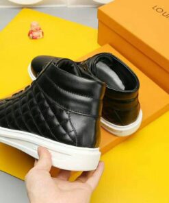 LUV HIgh Top Metal Black Sneaker