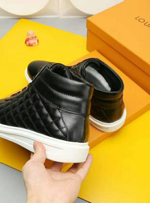 LUV HIgh Top Metal Black Sneaker