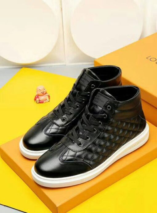 LUV HIgh Top Metal Black Sneaker