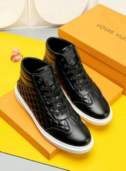 LUV HIgh Top Metal Black Sneaker