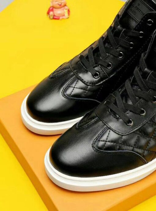 LUV HIgh Top Metal Black Sneaker