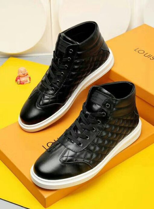 LUV HIgh Top Metal Black Sneaker