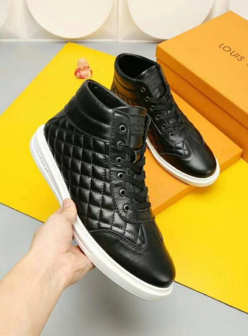 LUV HIgh Top Metal Black Sneaker