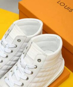 LUV HIgh Top Metal White Sneaker