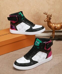 LUV High Top White Black Sneaker