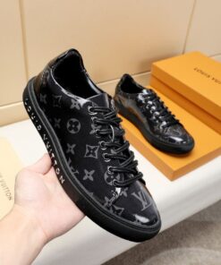 LUV Low BLnogram Black Breathable Sneaker