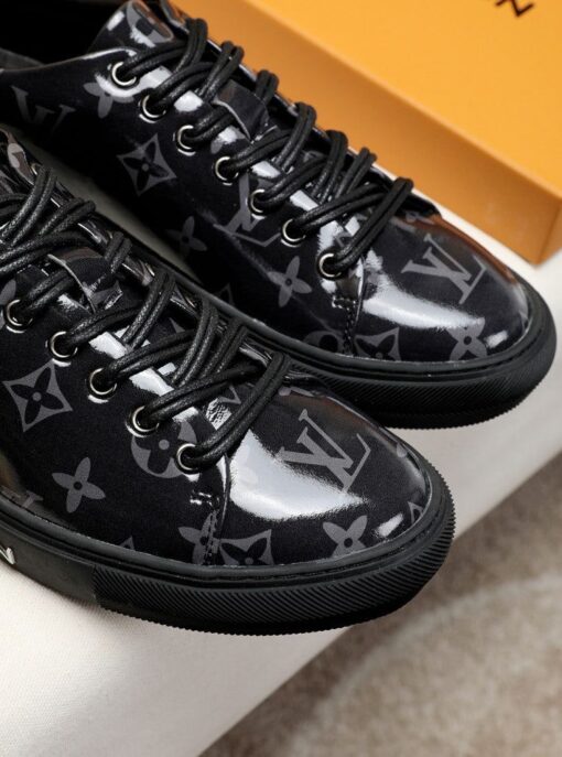 LUV Low BLnogram Black Breathable Sneaker