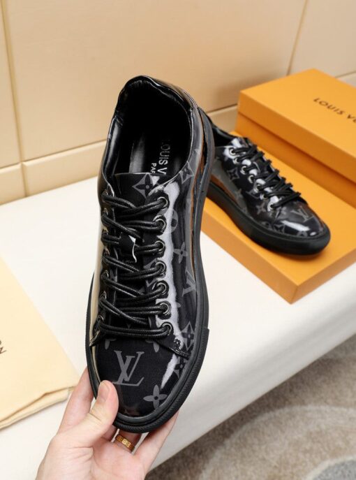 LUV Low BLnogram Black Breathable Sneaker