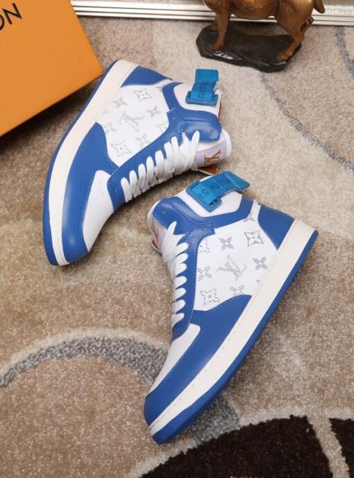 LUV Rivoli High Blue Sneaker