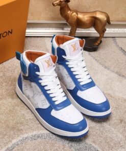 LUV Rivoli High Blue Sneaker