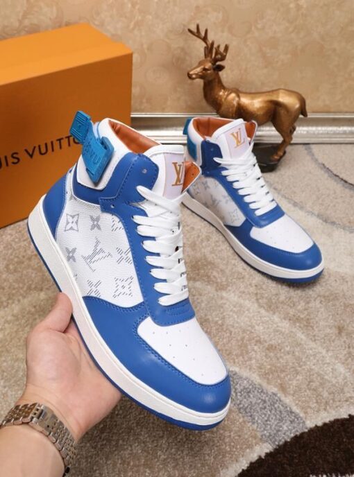 LUV Rivoli High Blue Sneaker