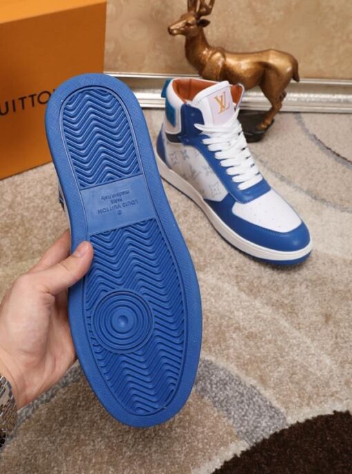 LUV Rivoli High Blue Sneaker