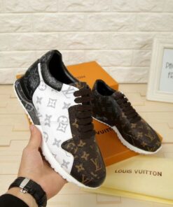 LUV Run Away Brown White Sneaker