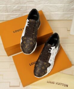 LUV Run Away Brown White Sneaker