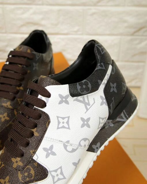 LUV Run Away Brown White Sneaker