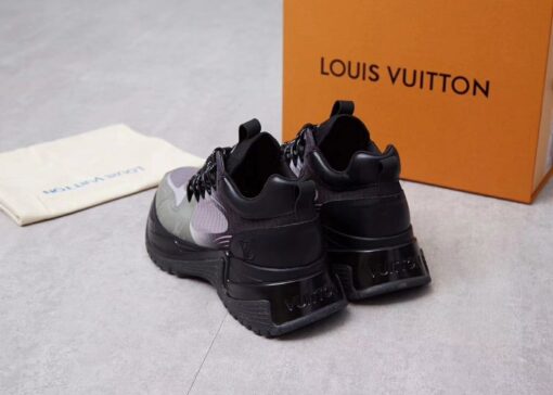 LUV Run Away Purple Black Sneaker
