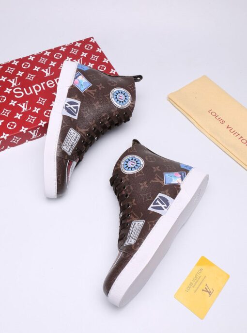 LUV Stellar Trainer Boot Brown Sneaker