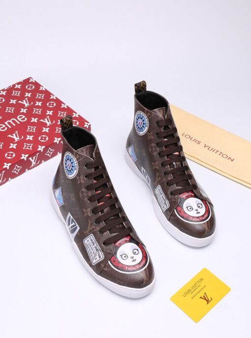 LUV Stellar Trainer Boot Brown Sneaker