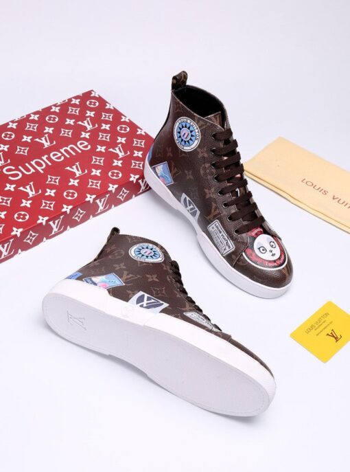 LUV Stellar Trainer Boot Brown Sneaker