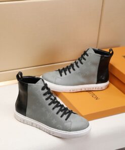 LUV Stellar Trainer Boot Gray Black Sneaker