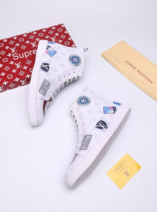 LUV Stellar Trainer Boot White Sneaker