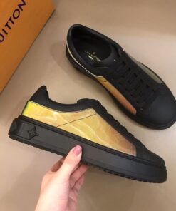 LUV Time Out Black Yellow Sneaker