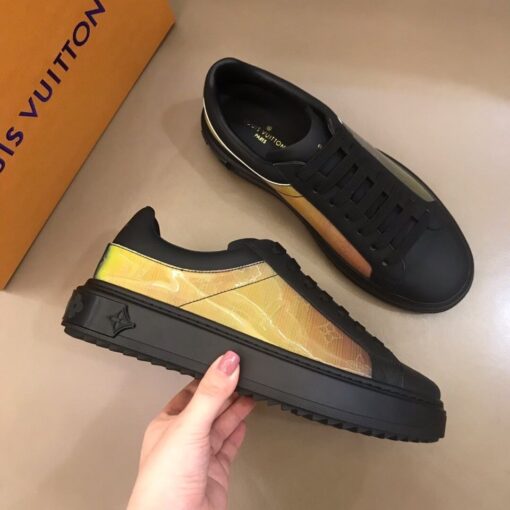 LUV Time Out Black Yellow Sneaker