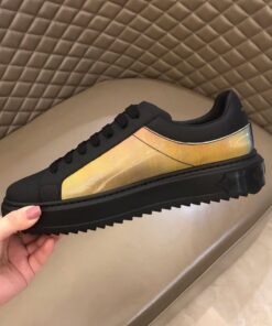 LUV Time Out Black Yellow Sneaker