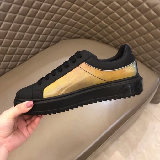 LUV Time Out Black Yellow Sneaker