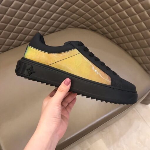 LUV Time Out Black Yellow Sneaker