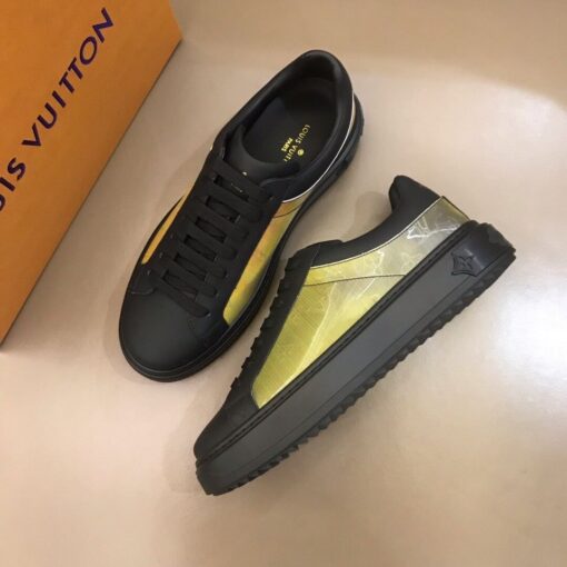 LUV Time Out Black Yellow Sneaker