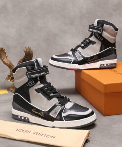 LUV Traners Inspired Black Gray Sneaker