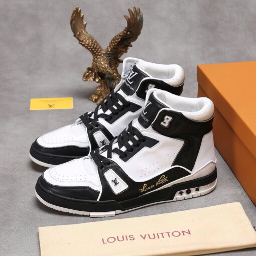 LUV Traners Inspired White Black Sneaker