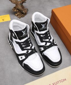 LUV Traners Inspired White Black Sneaker