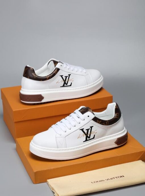 LUV White Brown Sneaker