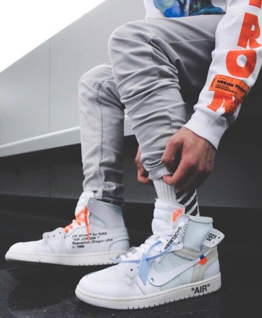 OW x AJ1 Pure White