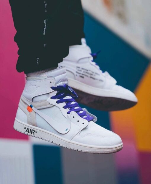 OW x AJ1 Pure White