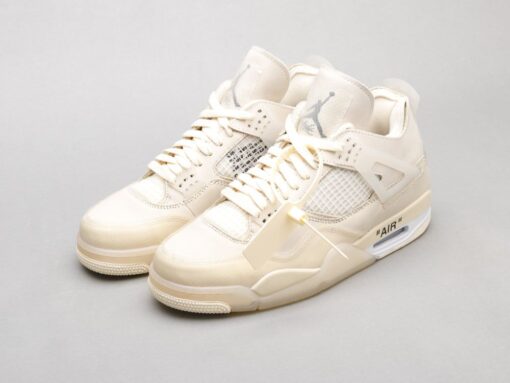 OW x AJ4 White Sails