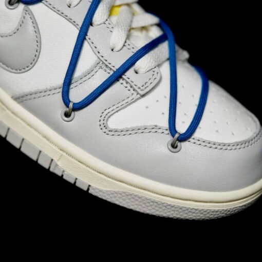 OW x Dunk (NO.10) blue shoelace yellow buckle