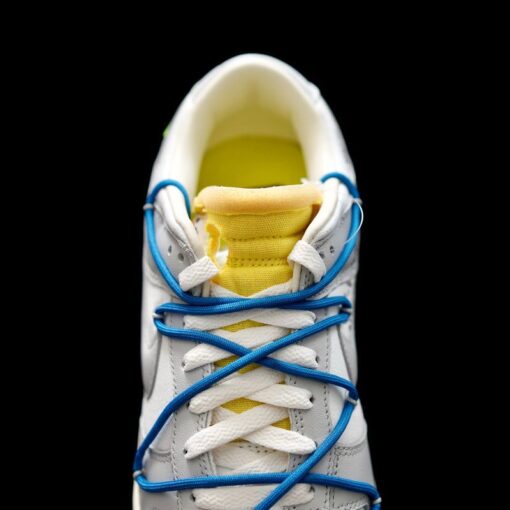 OW x Dunk (NO.10) blue shoelace yellow buckle