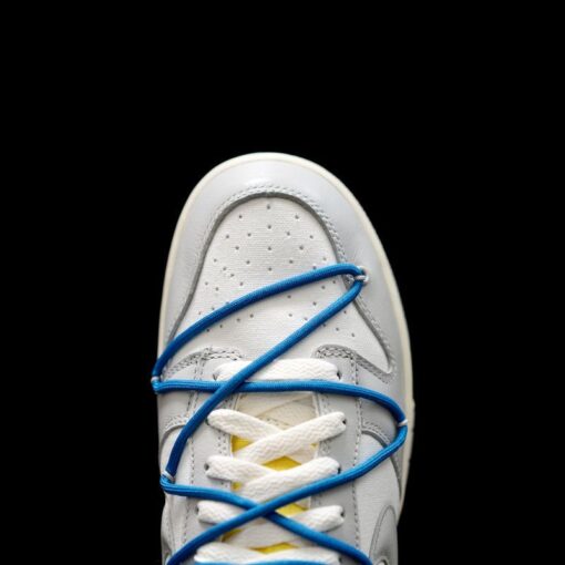 OW x Dunk (NO.10) blue shoelace yellow buckle