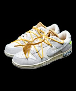 OW x Dunk (NO.39) yellow shoelace brown buckle