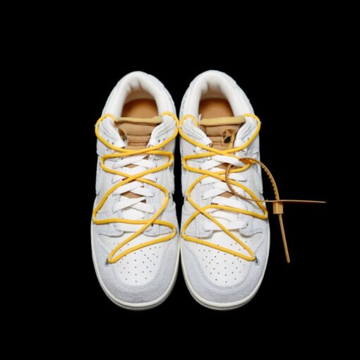 OW x Dunk (NO.39) yellow shoelace brown buckle
