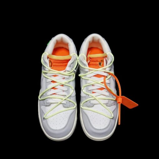 OW x Dunk (NO.43) green shoelace orange buckle