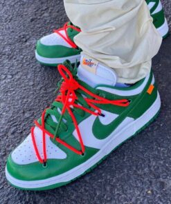 OW x Dunk white and green