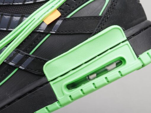 OW x Rubber Dunk Black & Green