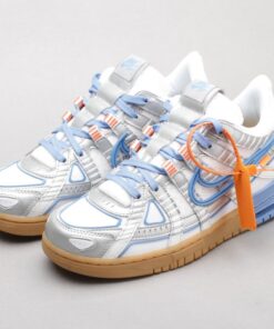 OW x Rubber Dunk North Carolina Blue