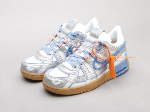 OW x Rubber Dunk North Carolina Blue